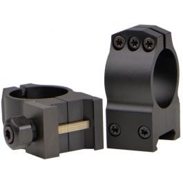 Warne Steel 30mm Matte Scope Rings - High